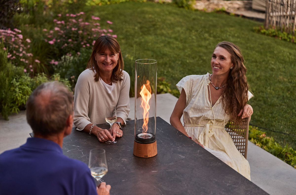 SPIN AIR Tischfeuer am Esstisch